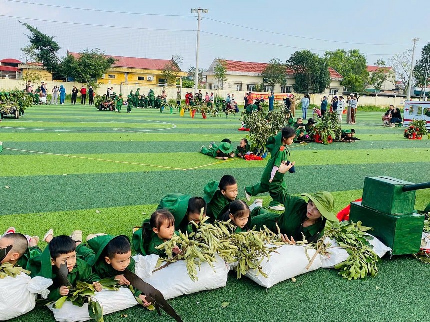 Trường mầm non Hoa Lộc: Xây dựng trường học hạnh phúc - Lấy trẻ làm trung tâm trong mỗi hoạt động giáo dục