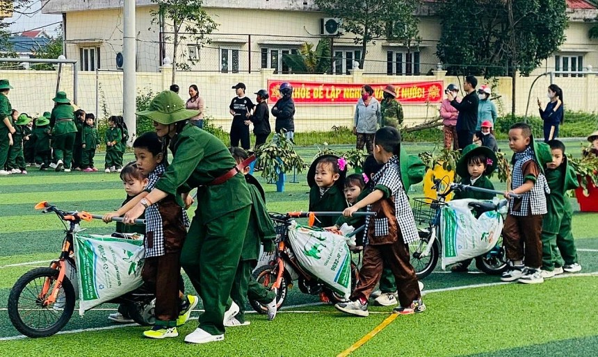 Trường mầm non Hoa Lộc: Xây dựng trường học hạnh phúc - Lấy trẻ làm trung tâm trong mỗi hoạt động giáo dục