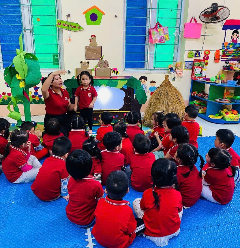 Trường mầm non Hoa Lộc: Xây dựng trường học hạnh phúc - Lấy trẻ làm trung tâm trong mỗi hoạt động giáo dục