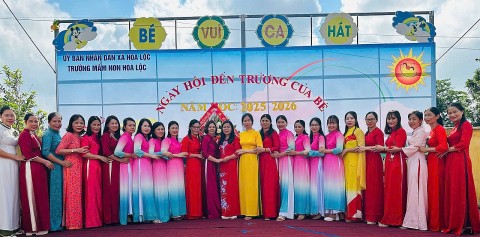 truong mam non hoa loc xay dung truong hoc hanh phuc lay tre lam trung tam trong moi hoat dong giao duc