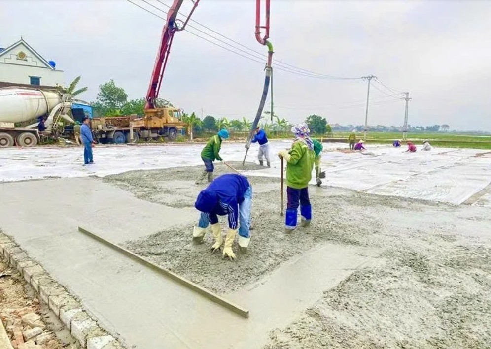 Xây dựng thôn nông thôn mới kiểu mẫu từ nền tảng sau sáp nhập