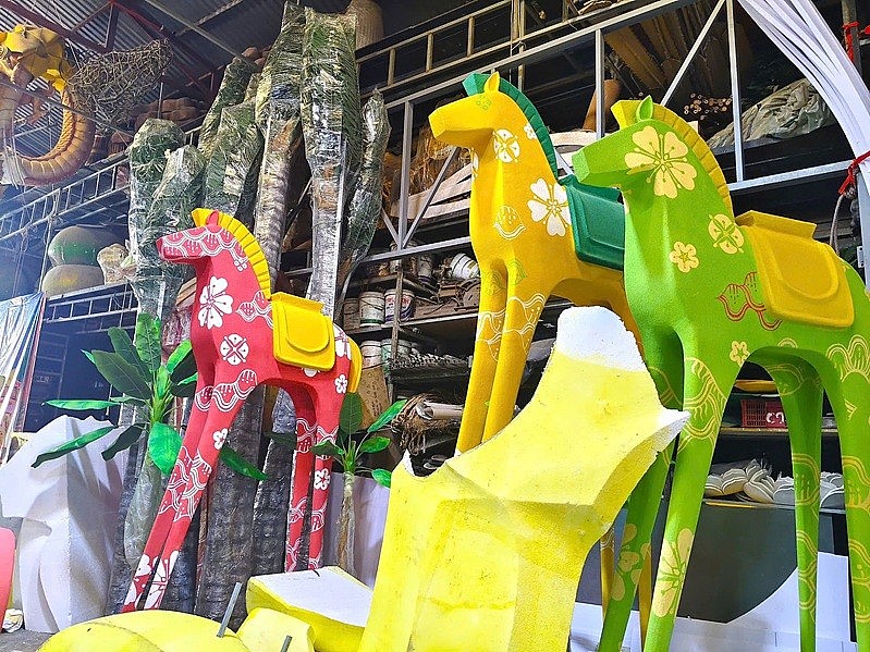 TP. HCM: Tăng tốc hoàn thiện linh vật phục vụ Đường hoa Nguyễn Huệ