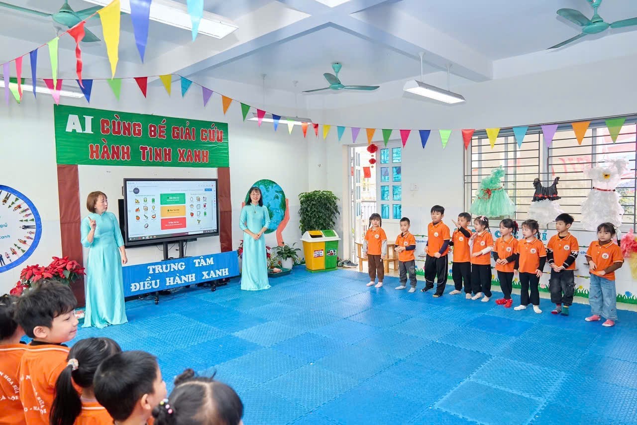 Ứng dụng AI trong giáo dục mầm non gắn với trải nghiệm Tết cổ truyền