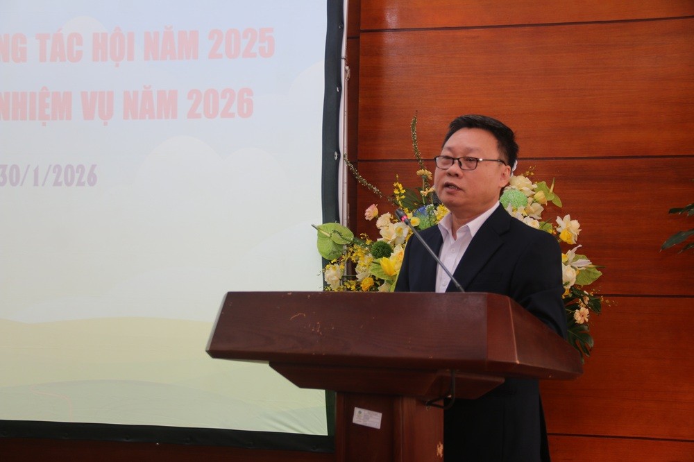 Ông Vũ Mạnh Hùng, Vụ trưởng Vụ Kinh tế ngành (Ban Chính sách, Chiến lược Trung ương) đánh giá cao các hoạt động của Hội Khoa học Kinh tế Nông nghiệp và Phát triển Nông thôn Việt Nam