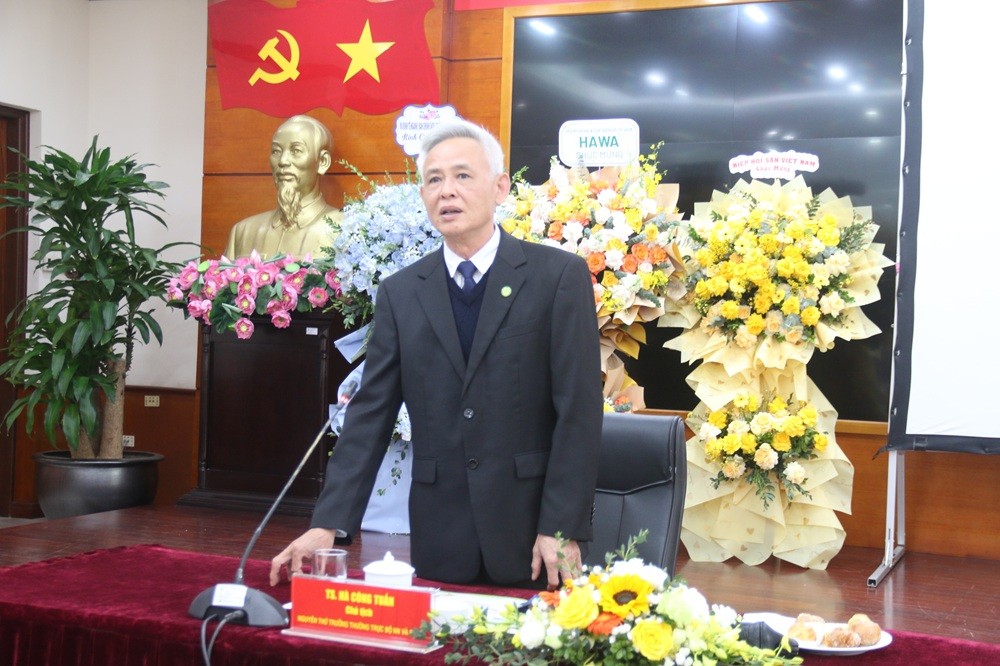 TS. Hà Công Tuấn, Chủ tịch Hội Khoa học Kinh tế Nông nghiệp và Phát triển Nông thôn Việt Nam nhấn mạnh, những thành quả đạt được của Hội là kết quả của sự đồng hành từ Đảng, Nhà nước, các bộ, ban, ngành, địa phương, đối tác trong và ngoài nước cùng toàn thể hội viên.