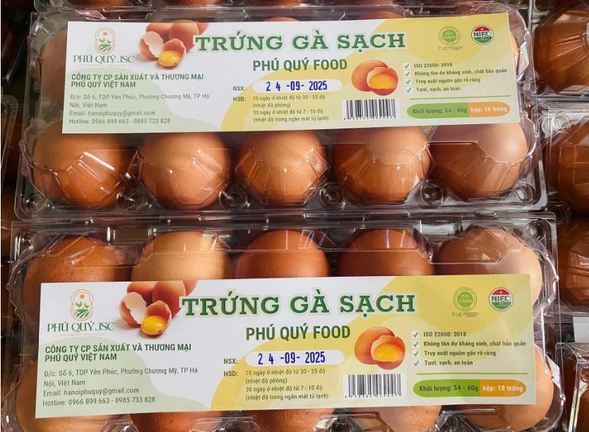 Trứng gà Phú Quý và hành trình đạt chuẩn OCOP 3 sao Trứng gà Phú Quý và hành trình đạt chuẩn OCOP 3 sao