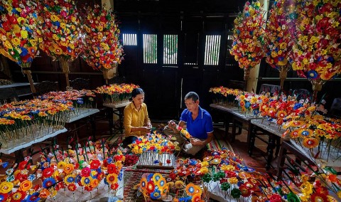 tat bat mua tet o cac lang nghe truyen thong hue