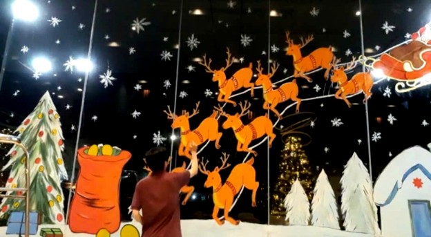 Tranh kính gửi nét vẽ tới mùa xuân