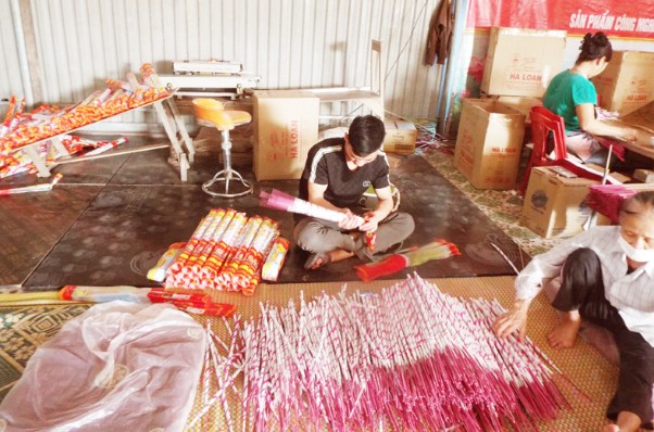 Hương được đóng gói cẩn thận