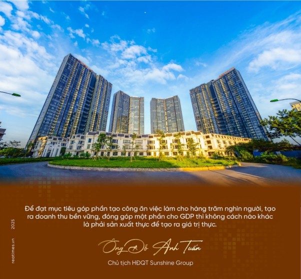 Sunshine Group và khát vọng phụng sự quốc gia nhìn từ nỗ lực kiến tạo “giá trị thực” và làm chủ công nghệ lõi