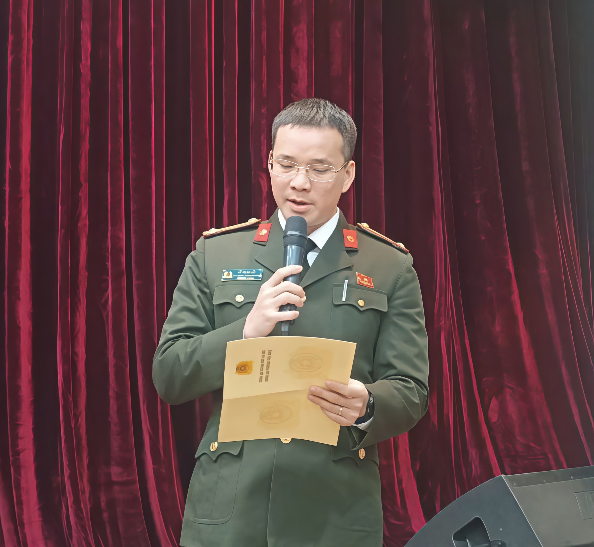 Công an phường Cửa Nam tuyên truyền phòng, chống lừa đảo trên không gian mạng bằng hình thức sân khấu hóa