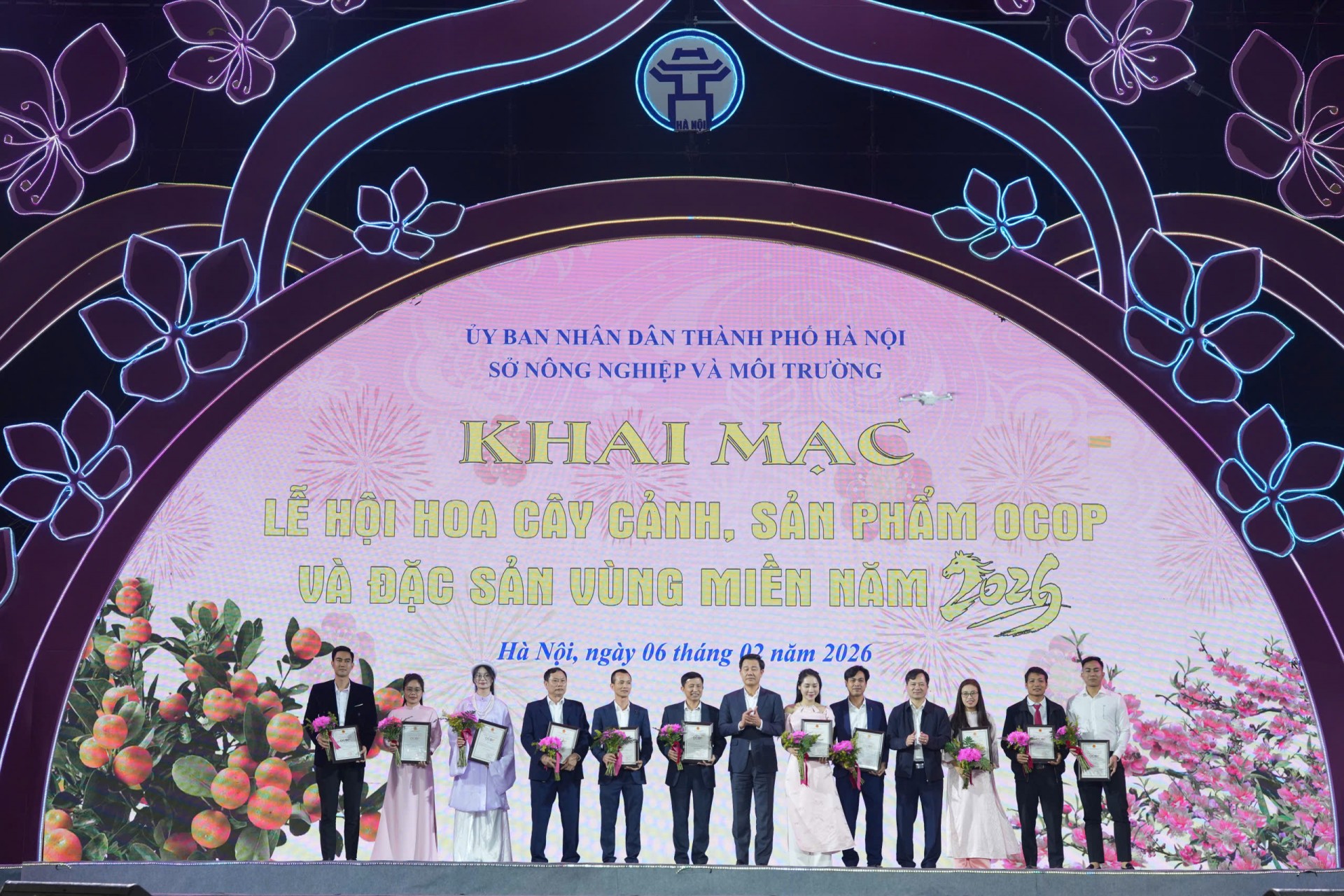 Hà Nội: Khai mạc Lễ hội hoa, cây cảnh, sản phẩm OCOP và đặc sản vùng miền năm 2026