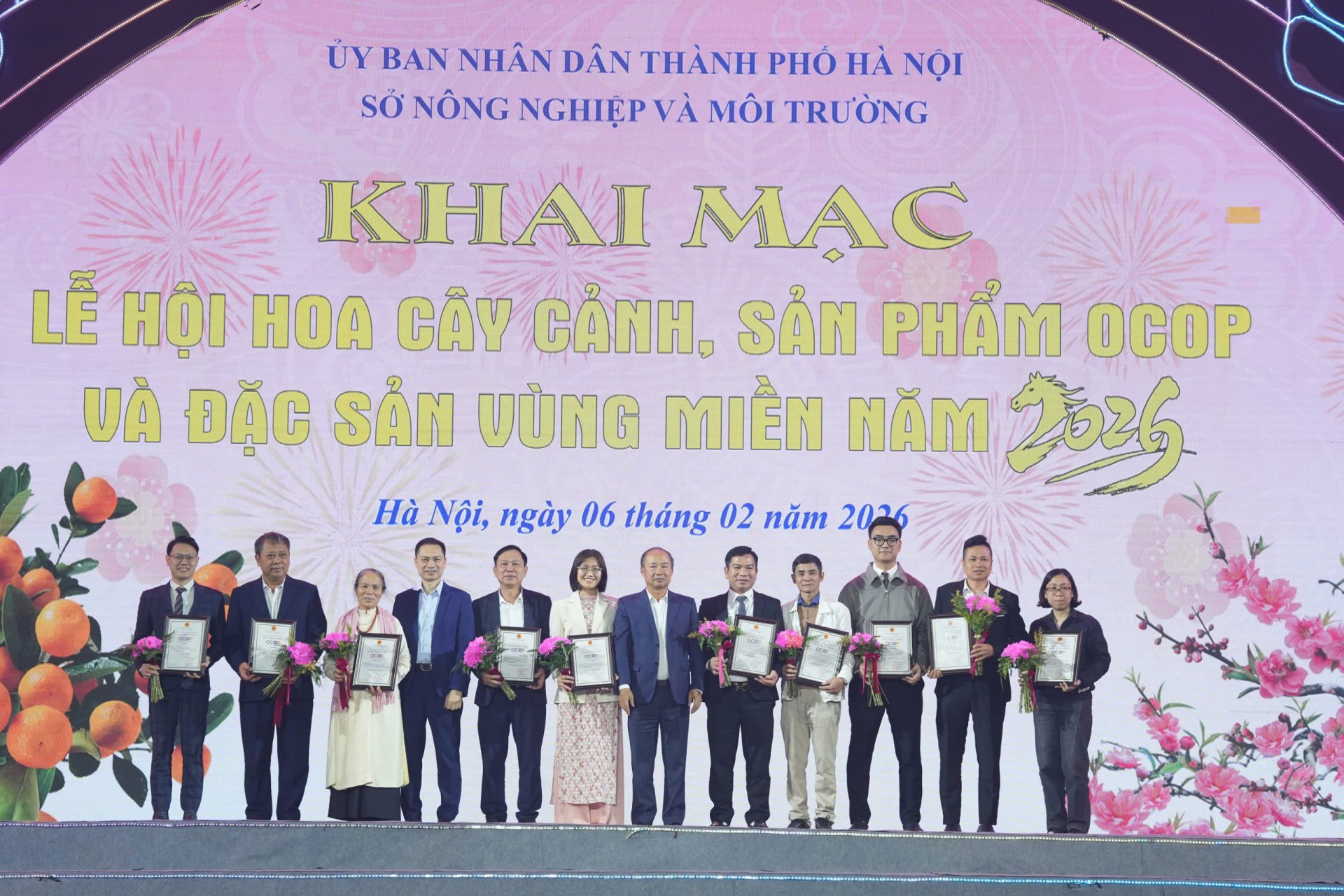 Hà Nội: Khai mạc Lễ hội hoa, cây cảnh, sản phẩm OCOP và đặc sản vùng miền năm 2026