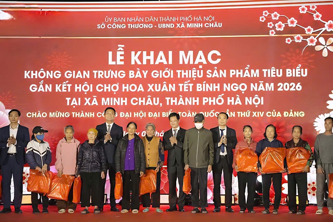 Xuân về trên xã đảo Minh Châu