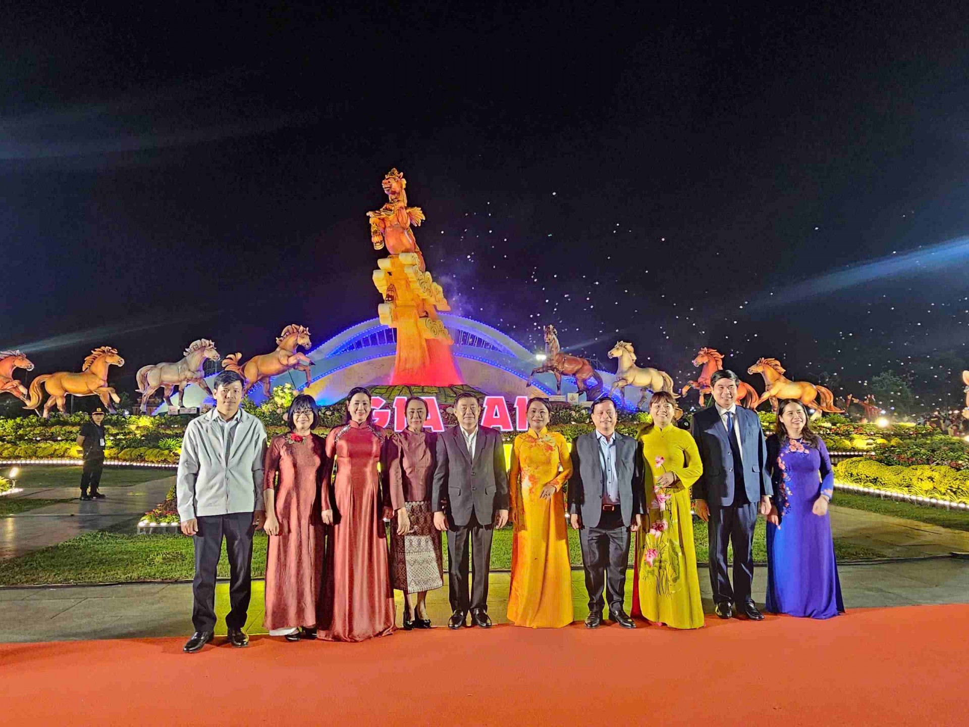 Gia Lai: Cụm linh vật Xuân Bính Ngọ 2026 được thiết kế dựa trên tinh thần “Thánh Gióng - Đất Võ - Đại Ngàn”