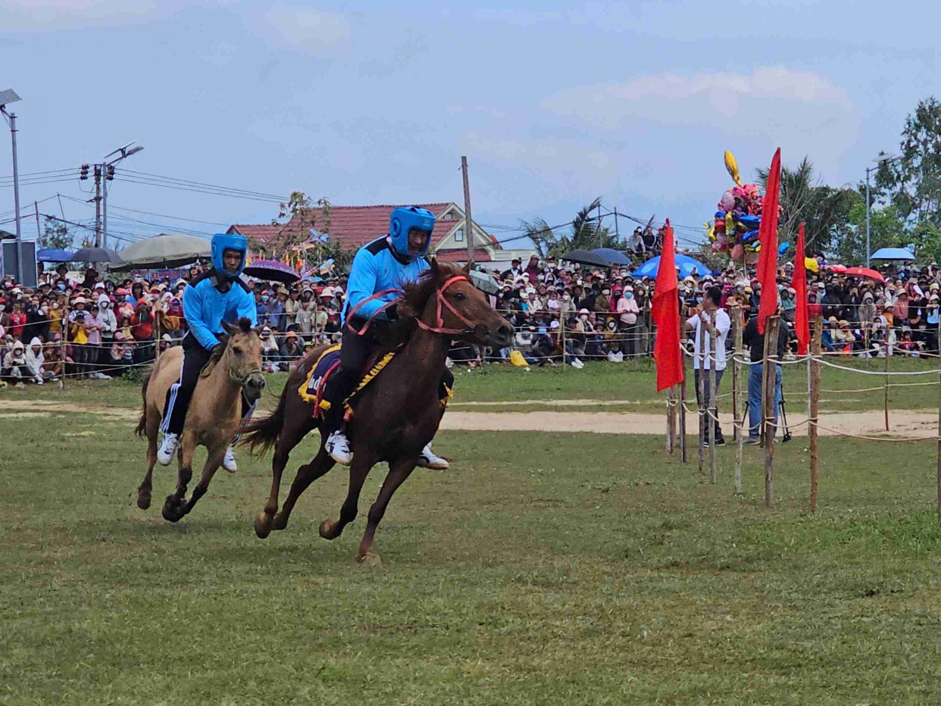 Sôi động Hội đua ngựa Gò Thì Thùng Xuân Bính Ngọ 2026 vang vó chiến mã, dậy khí thế đầu năm