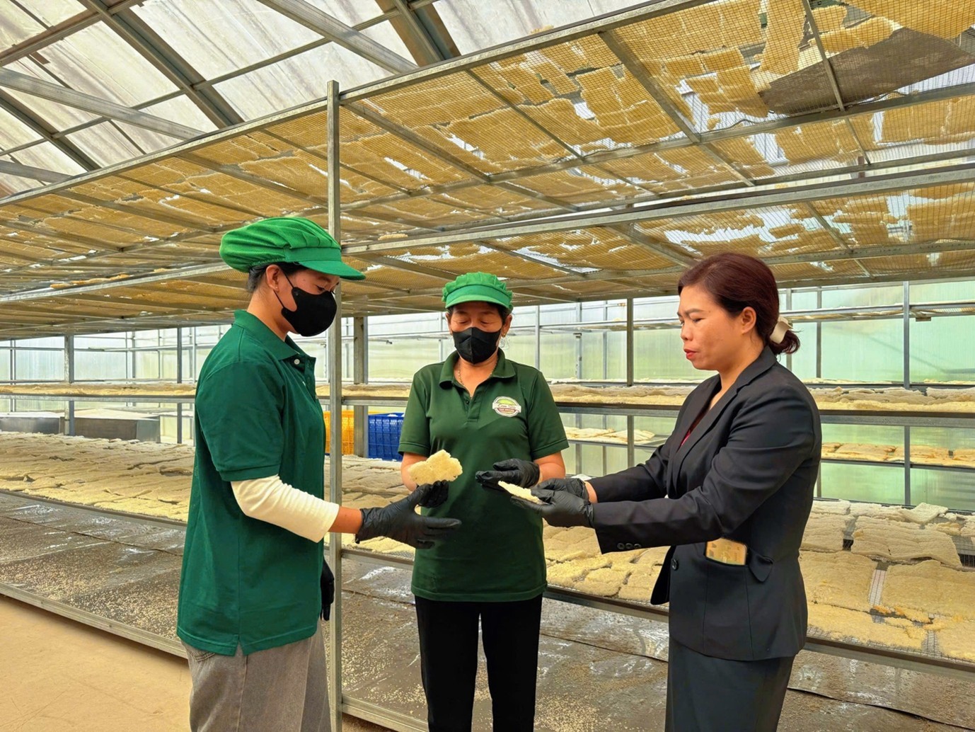 Cơm sấy rong biển Vạn Nguyên ngày càng được người tiêu dùng ưa chuộng, mở rộng thị trường ra nhiều tỉnh, thành. Cơm sấy rong biển Vạn Nguyên ngày càng được người tiêu dùng ưa chuộng, mở rộng thị trường ra nhiều tỉnh, thành.