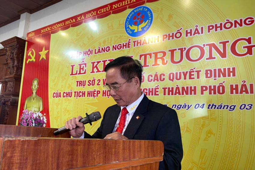 Hiệp hội làng nghề Thành phố Hải Phòng khai trương trụ sở 2 và kiện toàn tổ chức Hiệp hội làng nghề Thành phố Hải Phòng khai trương trụ sở 2 và kiện toàn tổ chức