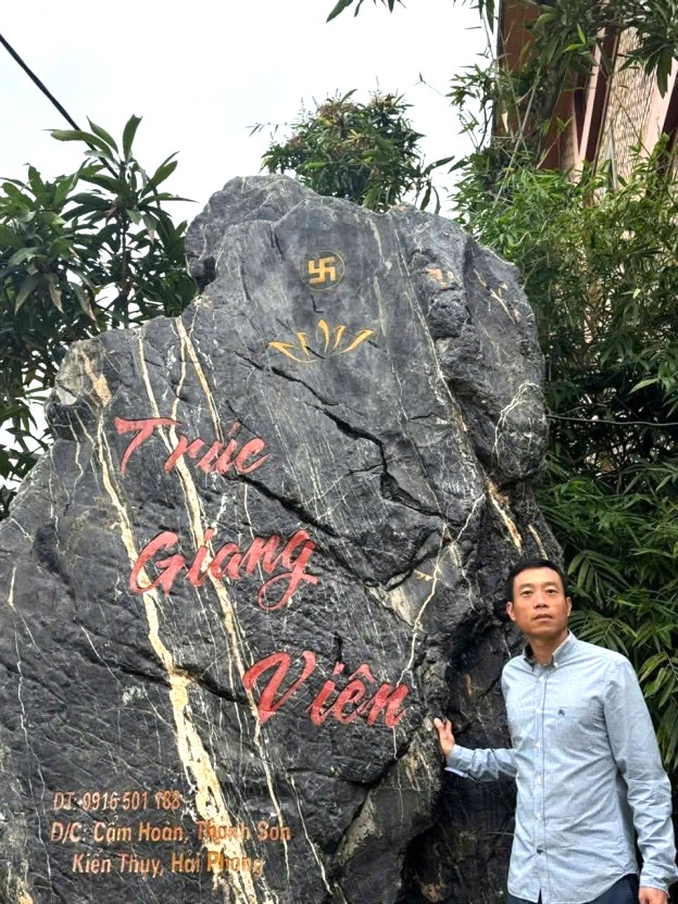 Nghệ nhân Hoàng Phương Huy tại Trúc Giang Viên