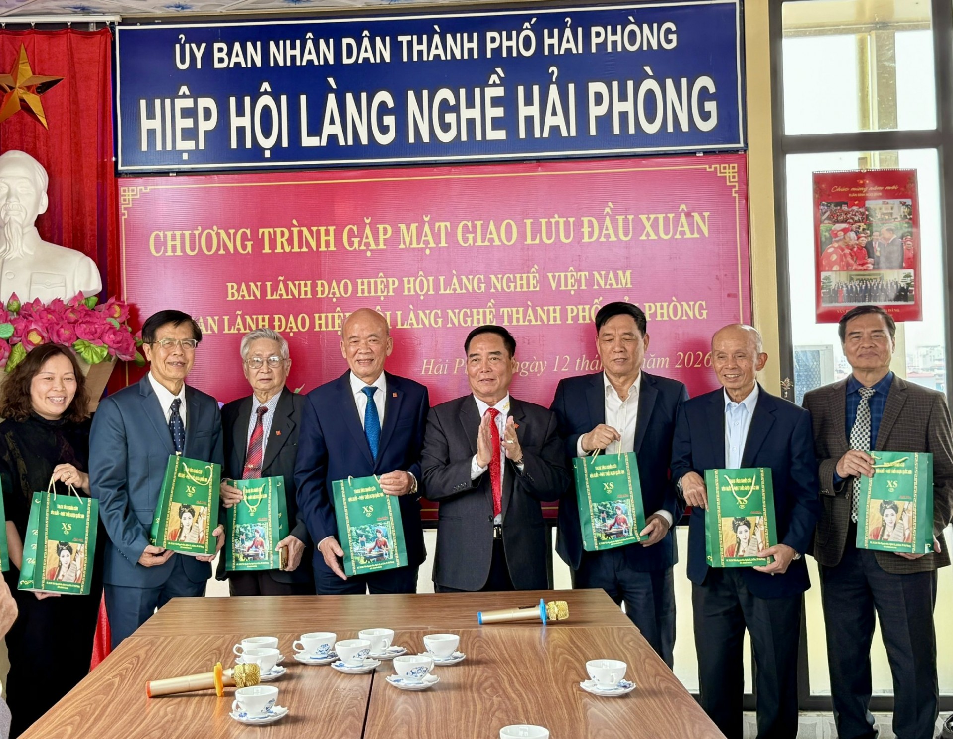Gặp mặt đầu Xuân Bính Ngọ 2026: Hiệp hội Làng nghề Việt Nam tăng cường gắn kết, thúc đẩy phát triển làng nghề