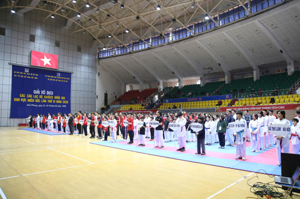 Khai mạc Giải Vô địch các Câu lạc bộ Karate quốc gia khu vực miền Bắc lần thứ VI năm 2026