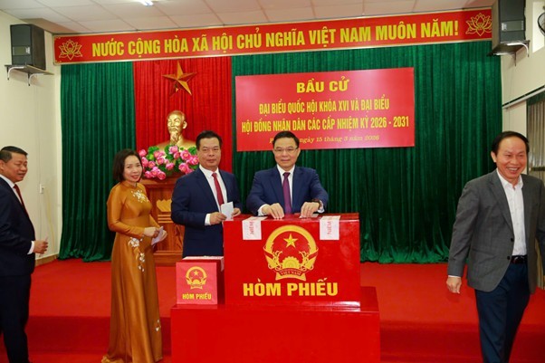 Cử tri Hải Phòng tham gia bầu cử đại biểu Quốc hội khóa XVI và đại biểu HĐND các cấp nhiệm kỳ 2026 - 2031