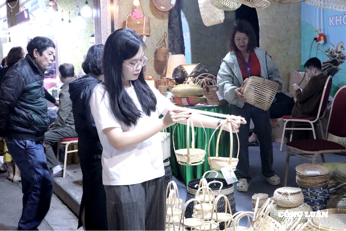 Không gian Tinh hoa với 2 dãy gian hàng được bố trí tại Công viên Thống Nhất.