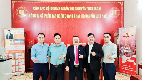clb doanh nhan ho nguyen viet nam hop mat dau nam