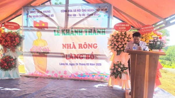 Việc đưa công trình vào sử dụng có ý nghĩa hết sức to lớn với người dân làng Bồ.