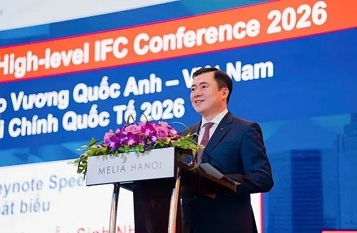 Thứ trưởng Bộ Công Thương Nguyễn Sinh Nhật Tân. Nguồn: Đại sứ quán Vương quốc Anh tại Hà Nội