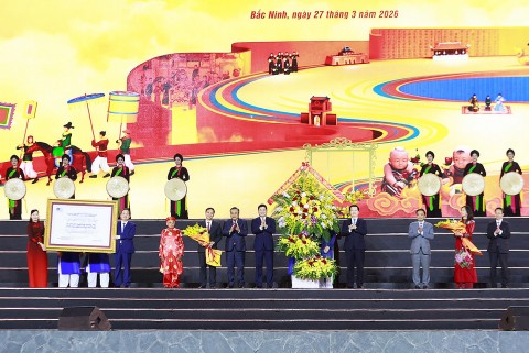 bac ninh don nhan bang unesco va khai mac festival ve mien di san 2026