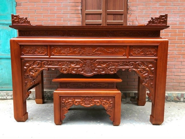 Các sản phẩm đồ thờ tại làng mộc Phù Yên