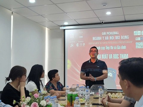boc tham chia bang giai pickleball nganh y ha noi mo rong 2026 tranh cup tiep thi va gia dinh
