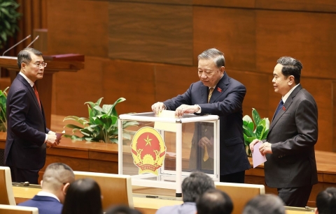 Tân Thủ tướng Chính phủ Lê Minh Hưng tuyên thệ và phát biểu nhậm chức