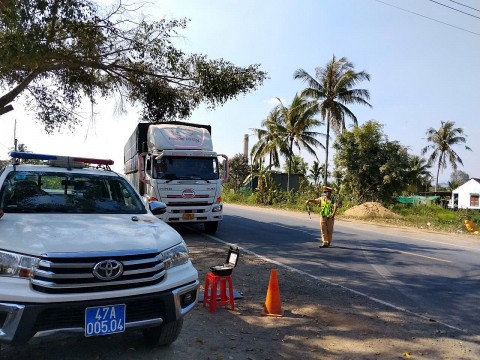 csgt so 7 dak lak quyet liet siet chat an toan giao thong tren quoc lo 26