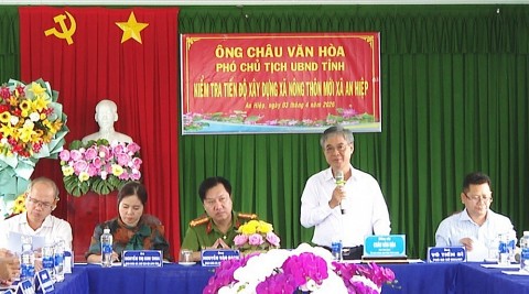 vinh long kiem tra tien do xay dung xa nong thon moi an hiep