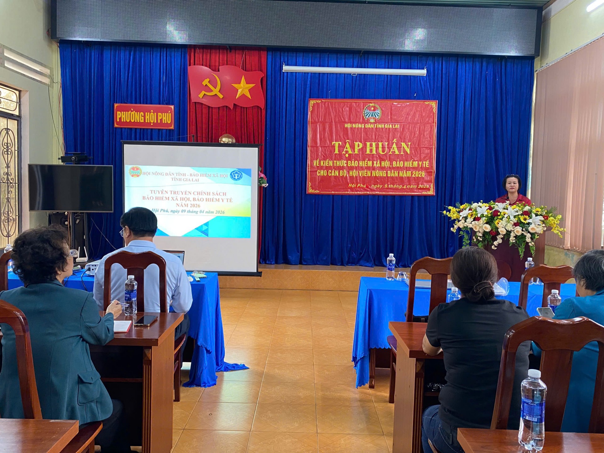 Chương trình là  kết nối giữa hội viên nông dân với cơ quan BHXH.