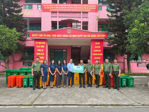 hoc vien chinh tri cong an nhan dan trien khai phan loai rac tai nguon