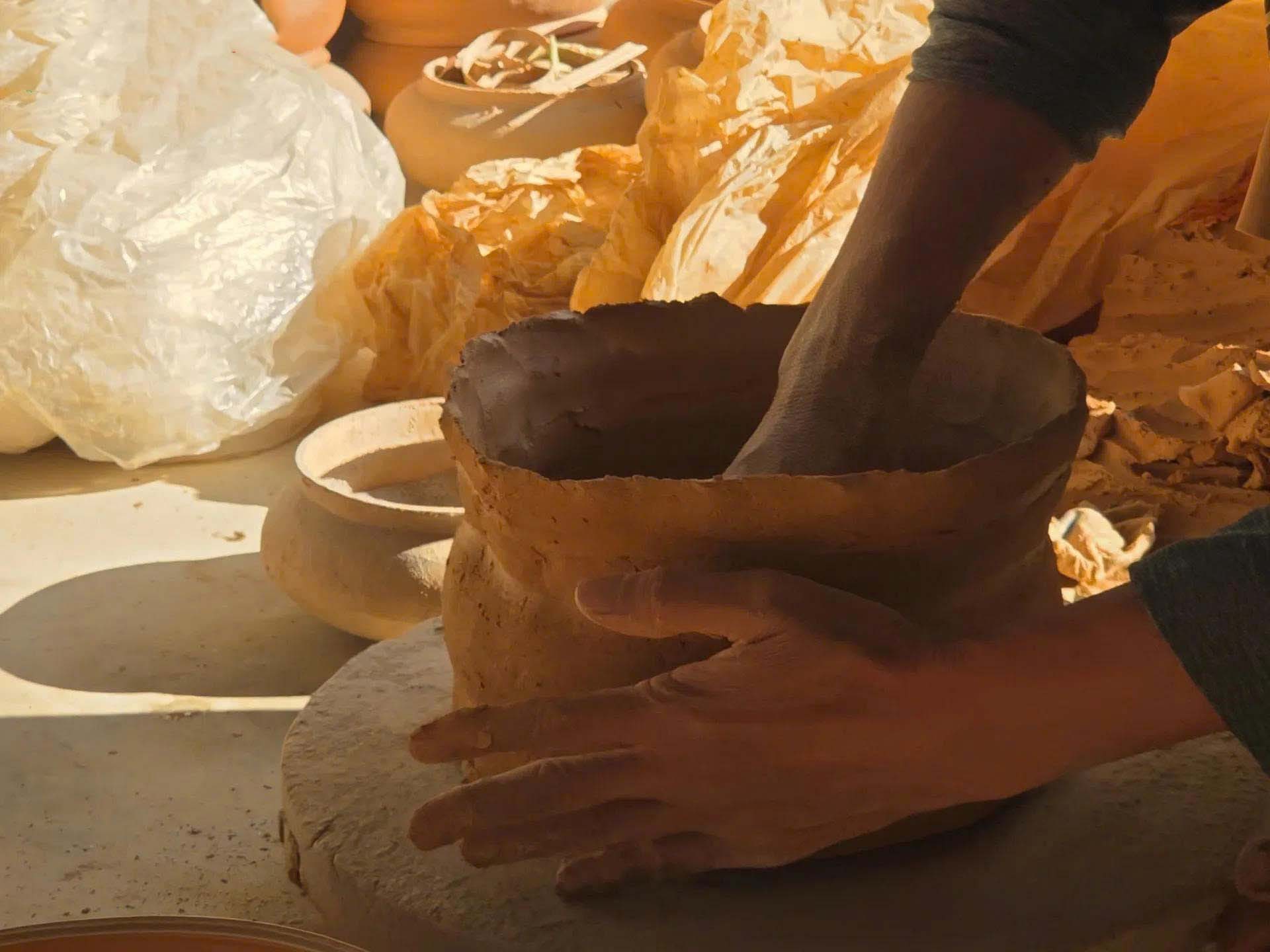  Những chiếc nồi đất Trù Sơn được làm hoàn toàn thủ công