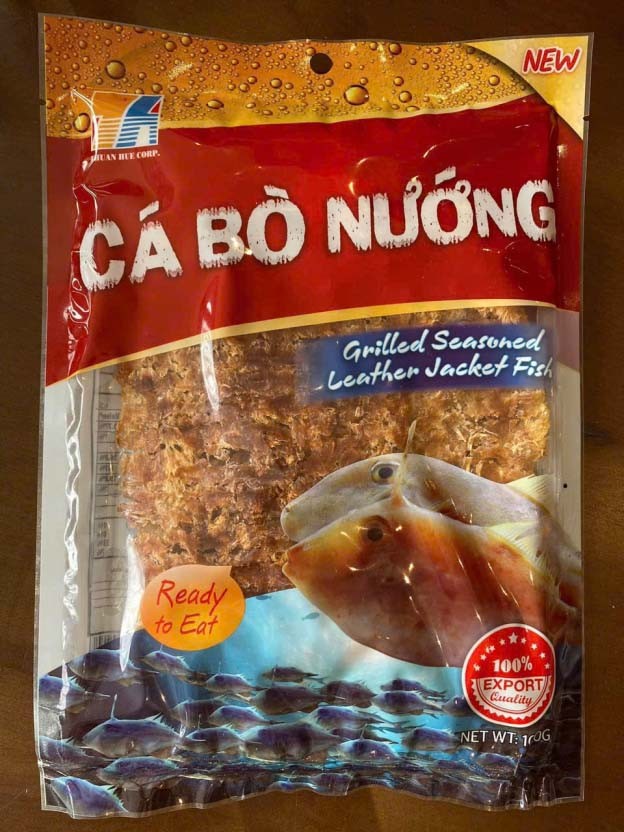 Cá bò nướng  của Công ty Cổ phần Sản  xuất Dịch vụ và Thương  mại Thuận Huệ đã khẳng  định được vị thế riêng  biệt 