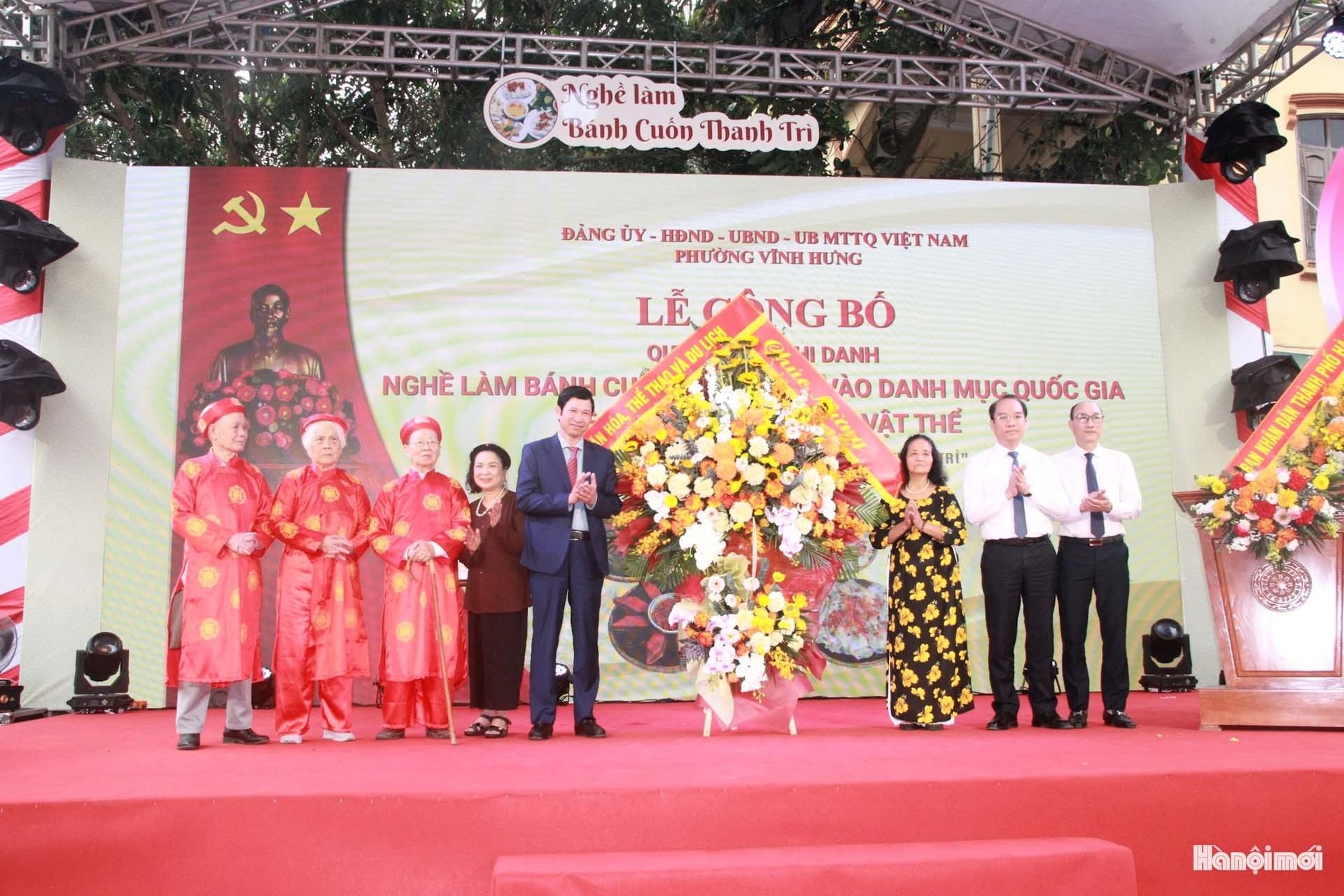 Hà Nội: Bánh cuốn Thanh Trì di sản văn hóa phi vật thể quốc gia