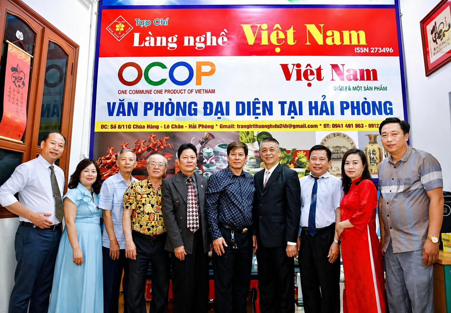Văn phòng đại diện Tạp chí Làng nghề Việt Nam tại Hải Phòng: Tự hào đồng hành cùng sự phát triển của thành phố
