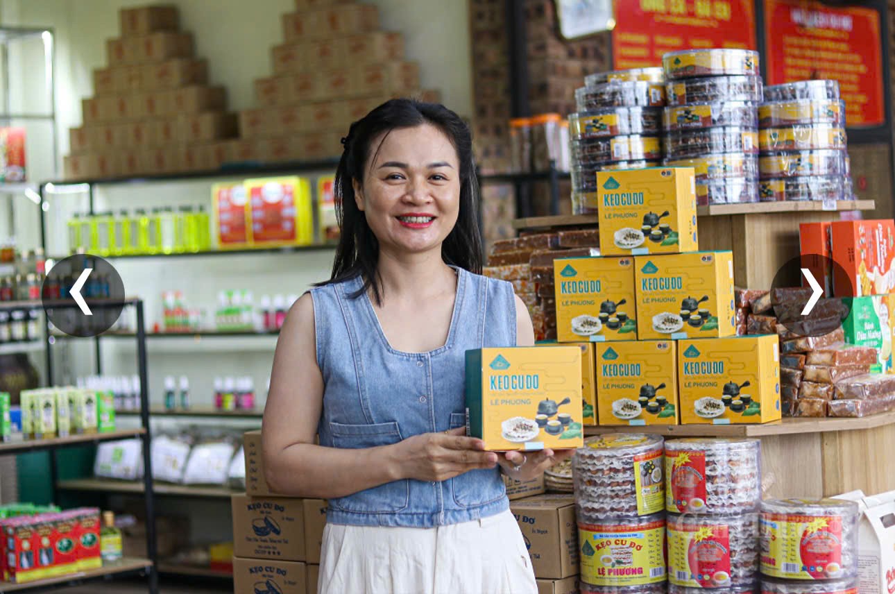 Ngọt bùi đặc sản OCOP: Kẹo cu đơ Lệ Phương đậm tình đất Hà Tĩnh