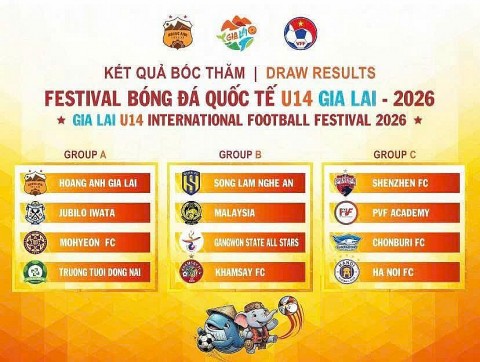 12 doi tranh tai tai festival bong da quoc te u14 gia lai