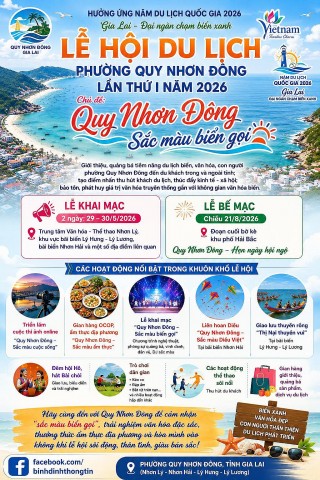 gia lai quy nhon dong to chuc le hoi du lich lan thu i voi nhieu hoat dong dac sac