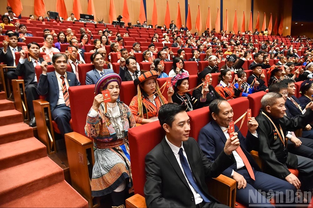 Ảnh: Bế mạc Đại hội đại biểu toàn quốc Mặt trận Tổ quốc Việt Nam lần thứ XI