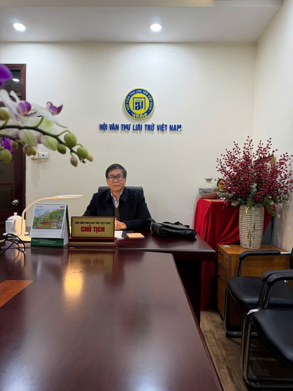 PGS. TS Triệu Văn Cường - Chủ tịch Hội Văn thư Lưu trữ Việt Nam