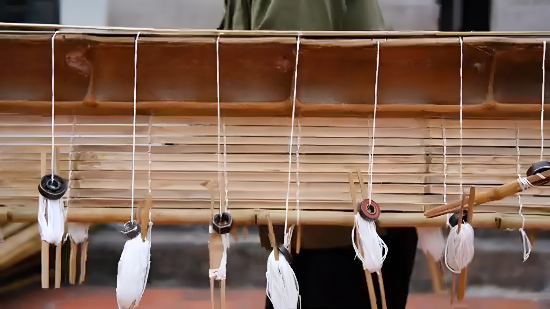 Nghề đan mành tre ở Tây Xuyên