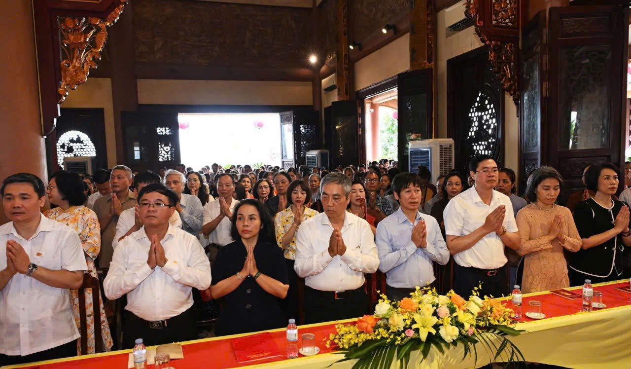 Hà Nội: Hội Hữu nghị Việt Nam – Ấn Độ tham gia tổ chức Đại Lễ Phật Đản PL.2570 – DL.2026 tại chùa Yên Phú.