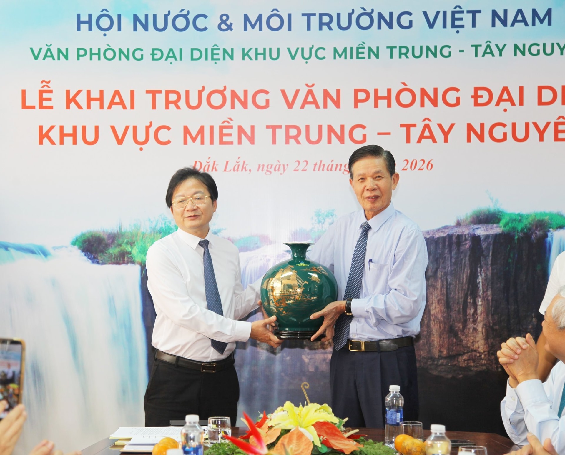 Khai trương Văn phòng đại diện miền Trung - Tây Nguyên của Hội Nước và Môi trường Việt Nam